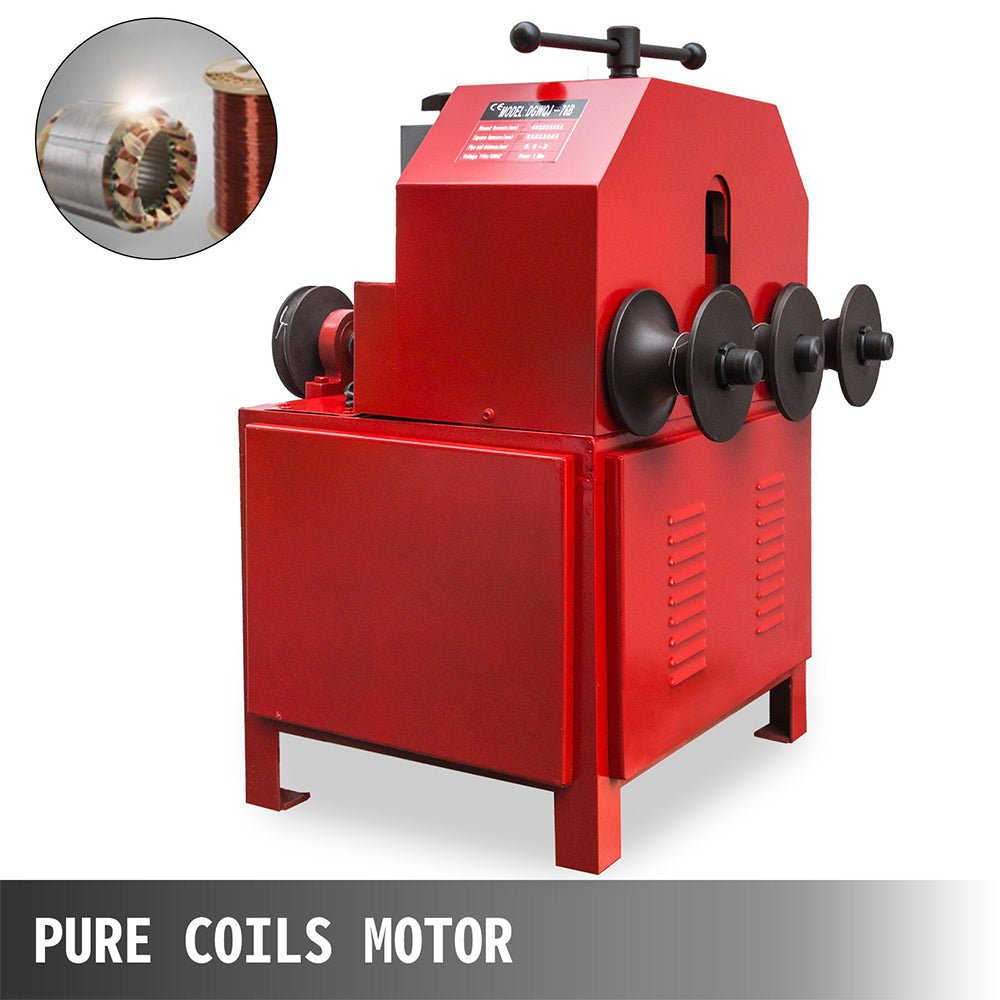 35" Heavy-Duty Electric Multi-Function Industrial Square Pipe Tube Bender Machine W/ Die Set (SAK16482)