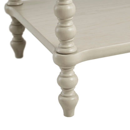 Traditional Durable Nightstand Table With Drawer And Shelf