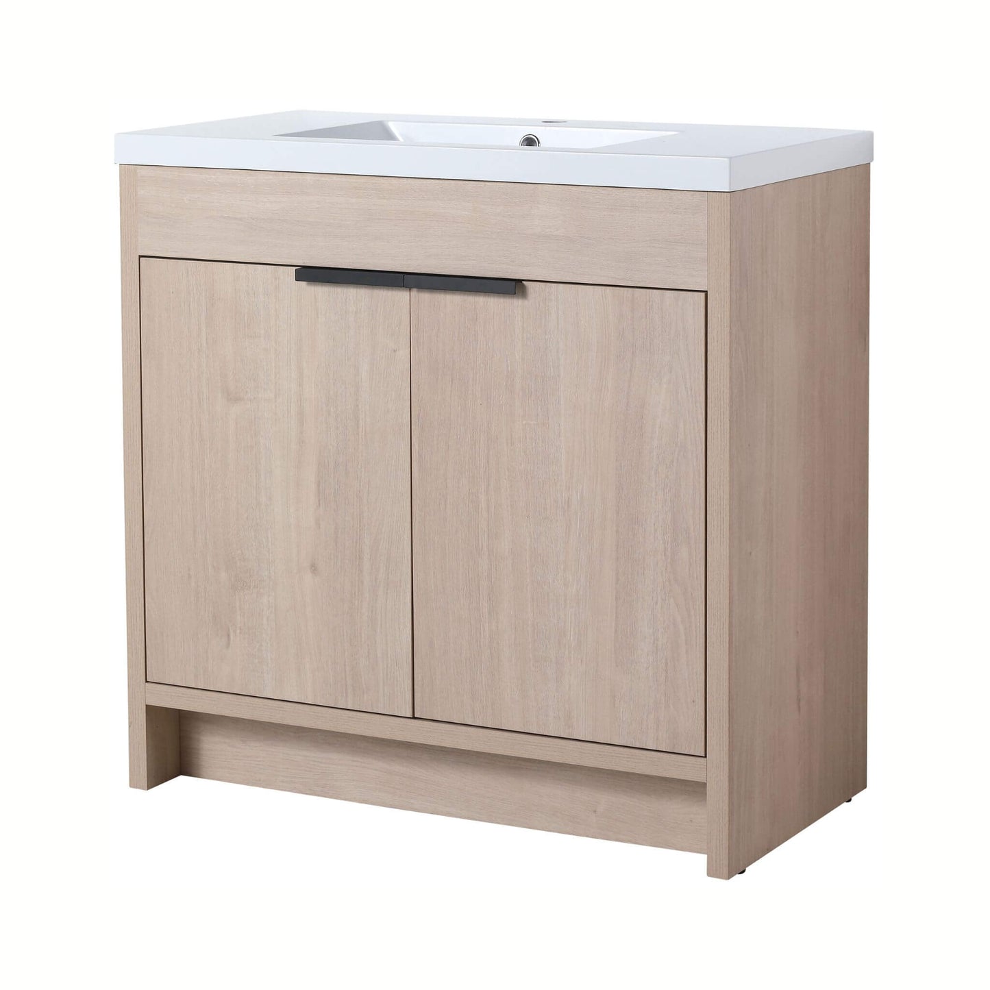 Nuvia 36-Inch Freestanding Bathroom Vanity With White Resin Sink (SAK39274)