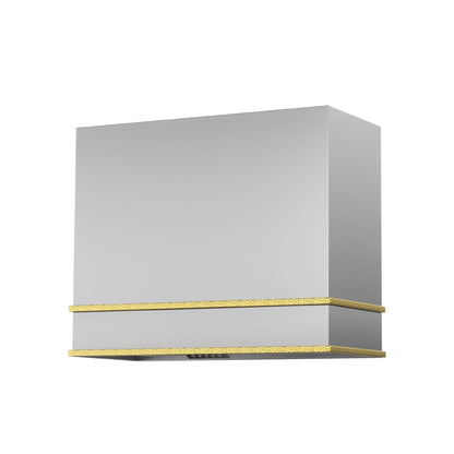 Akicon 36" Stainless Steel Wall Mount Range Hood with 600 CFM Vent Hood - AK-HS36HB-BS