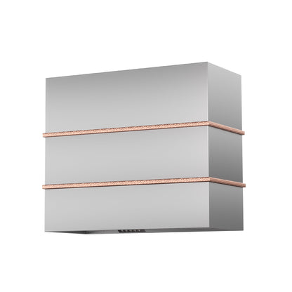 Akicon 36" Stainless Steel Wall Mount Range Hood with 600 CFM Vent Hood - AK-HS36HC-BS