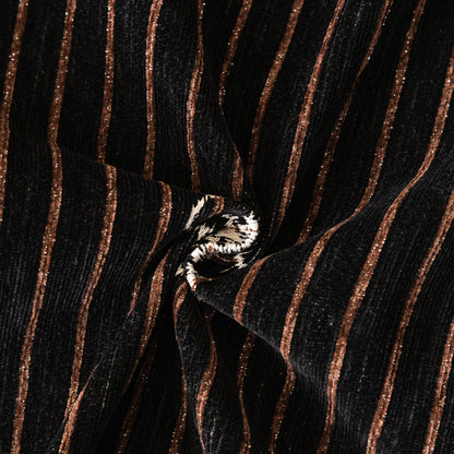 Chenille Camellia Floral Sofa Throw Cover Couch Blanket with Striped Jacquard