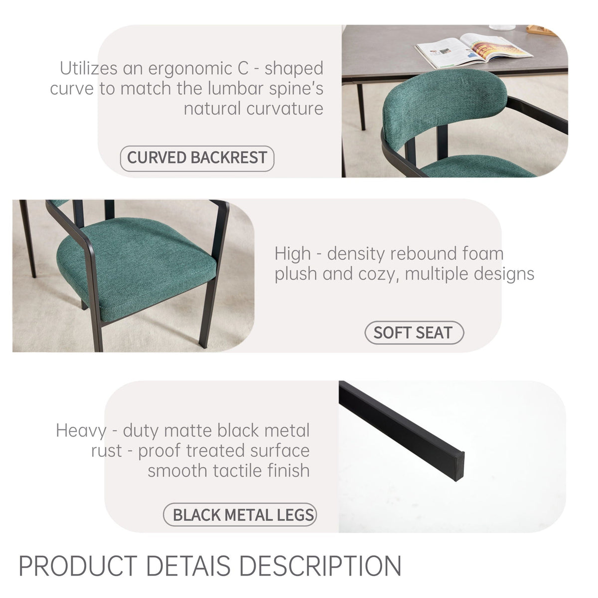 Dining Arm Chairs (Set of 2)