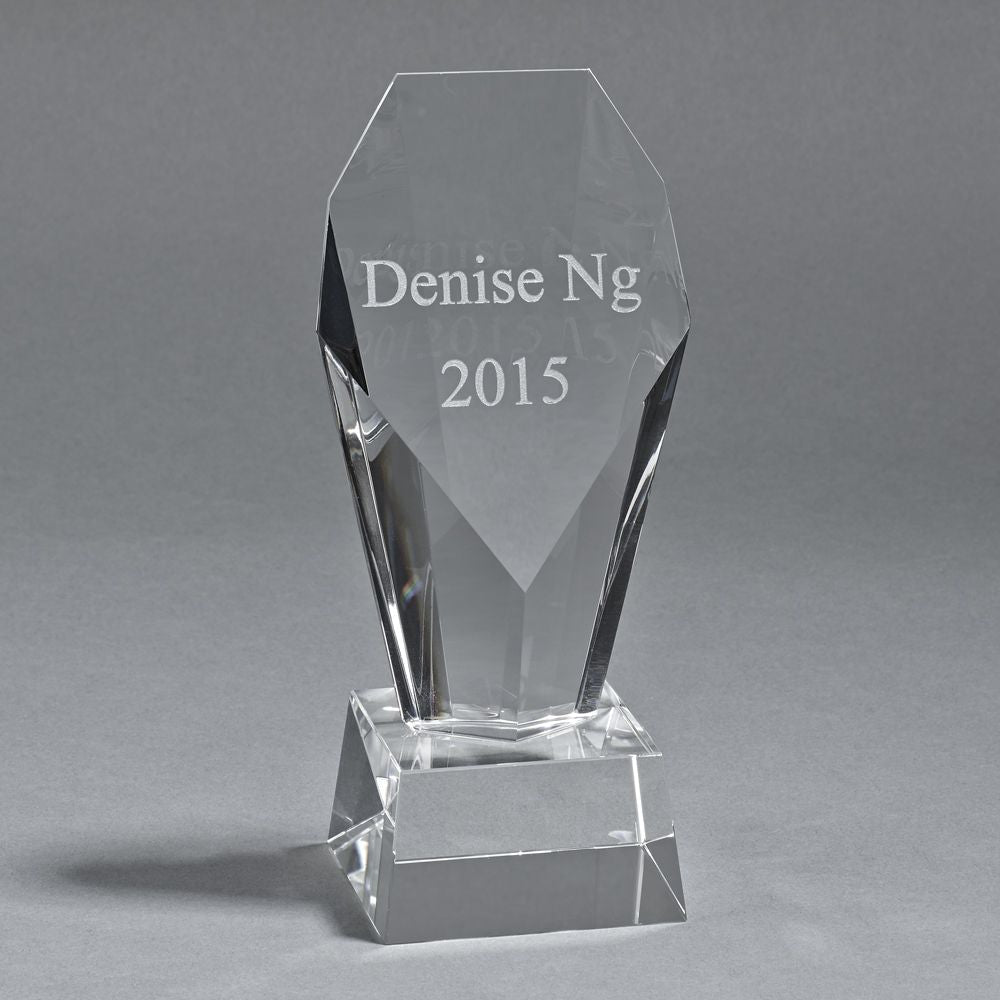 Optic Fountain Trophy, 8.25" Ht