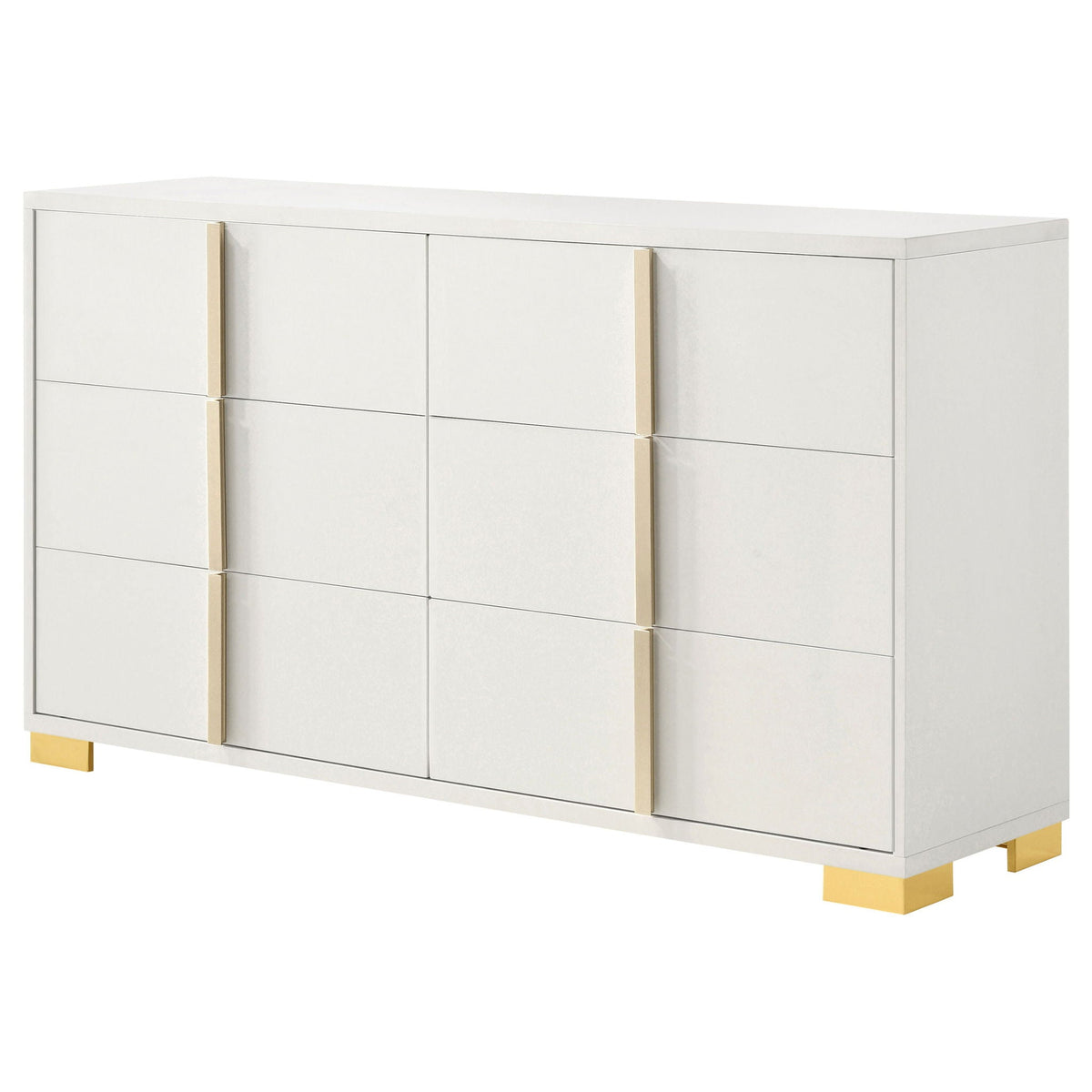 Marceline 6-drawer Dresser White