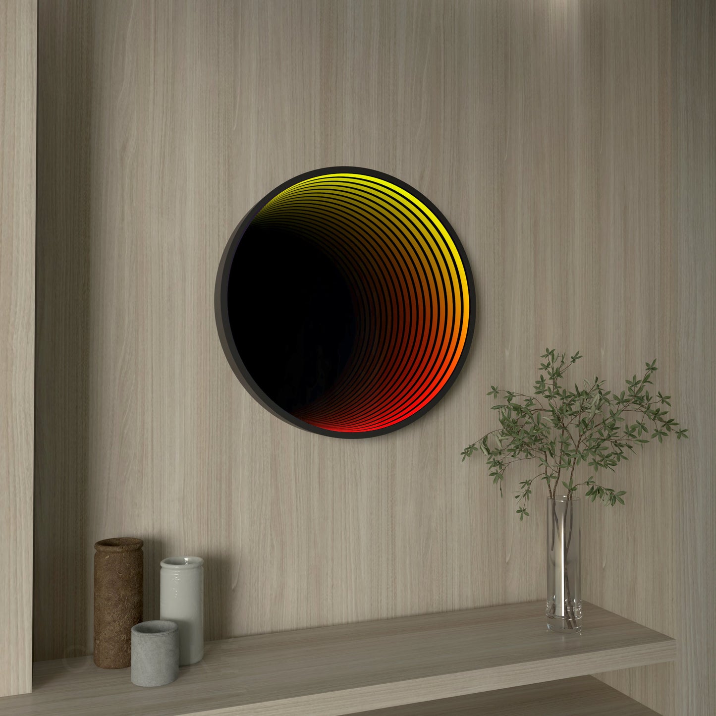 3D Circle Mirror Light
