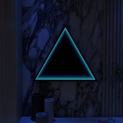 3D Triangle Mirror Light