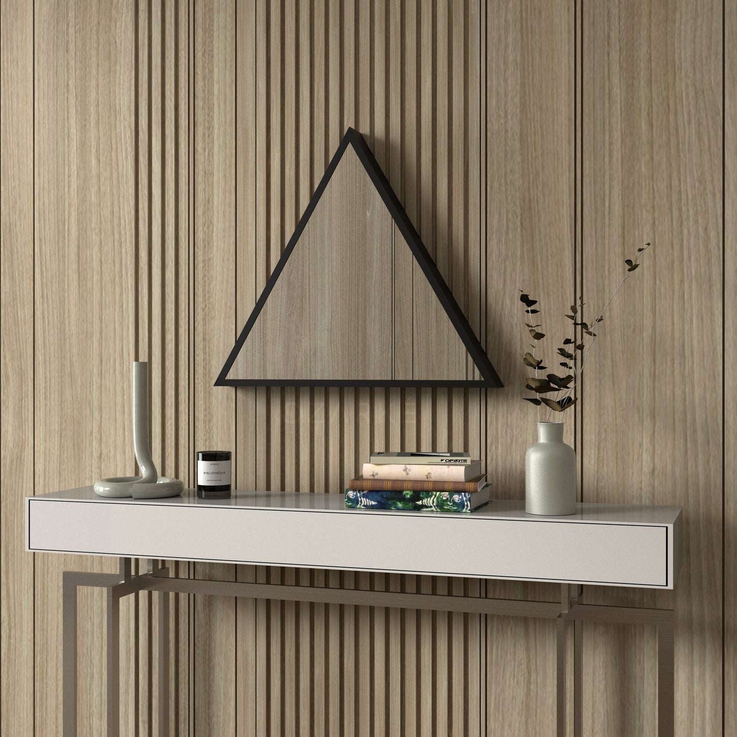 3D Triangle Mirror Light