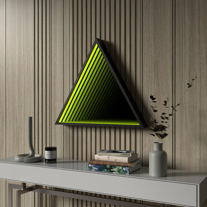 3D Triangle Mirror Light