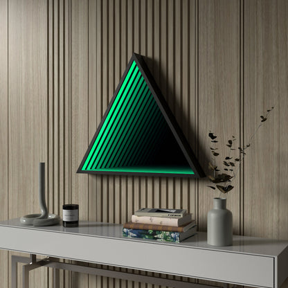 3D Triangle Mirror Light