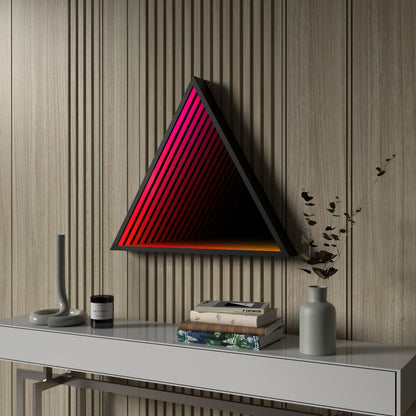 3D Triangle Mirror Light