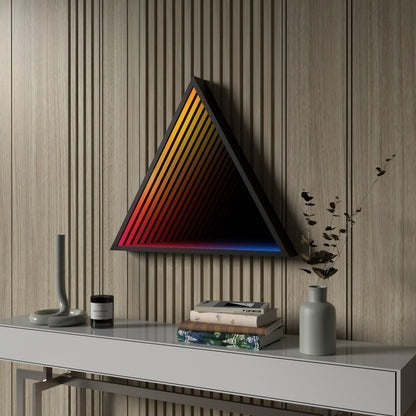 3D Triangle Mirror Light