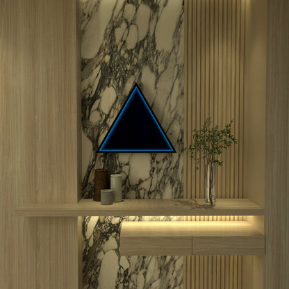 3D Triangle Mirror Light