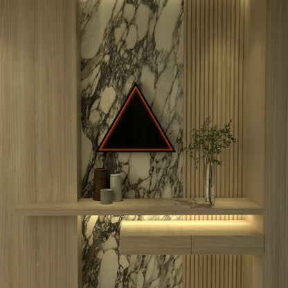 3D Triangle Mirror Light