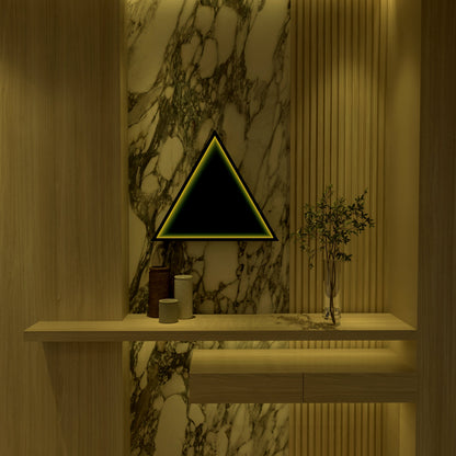 3D Triangle Mirror Light