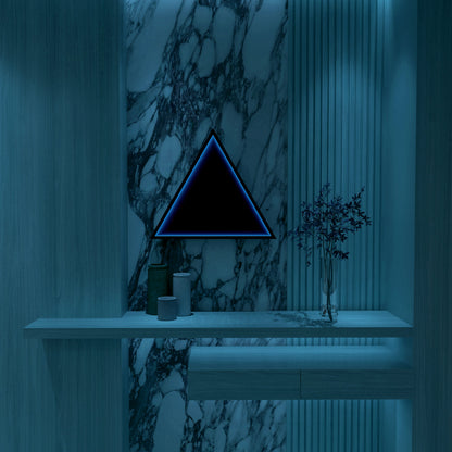 3D Triangle Mirror Light