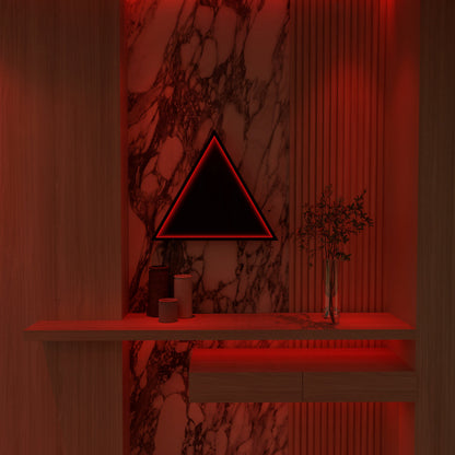 3D Triangle Mirror Light