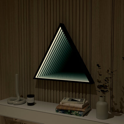 3D Triangle Mirror Light