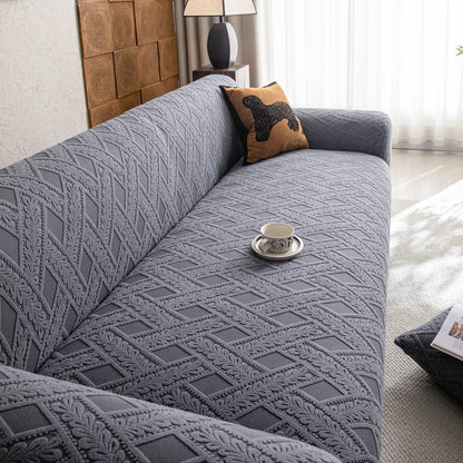 High Stretch 3D Jacquard Sofa Slipcovers, Pet Friendly Non Slip Sofa Cover Washable
