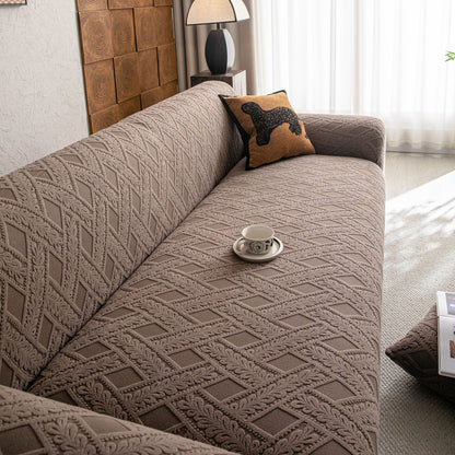 High Stretch 3D Jacquard Sofa Slipcovers, Pet Friendly Non Slip Sofa Cover Washable