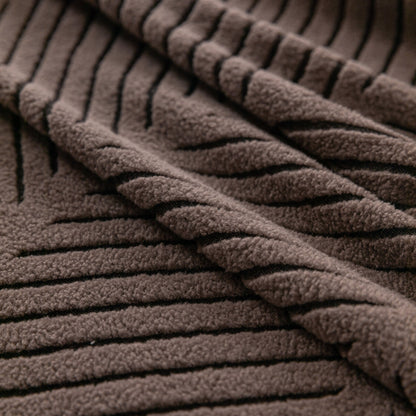 High Stretch Chevron Sofa Cover, Soft Washable Textured Jacquard Slipcover for Couch