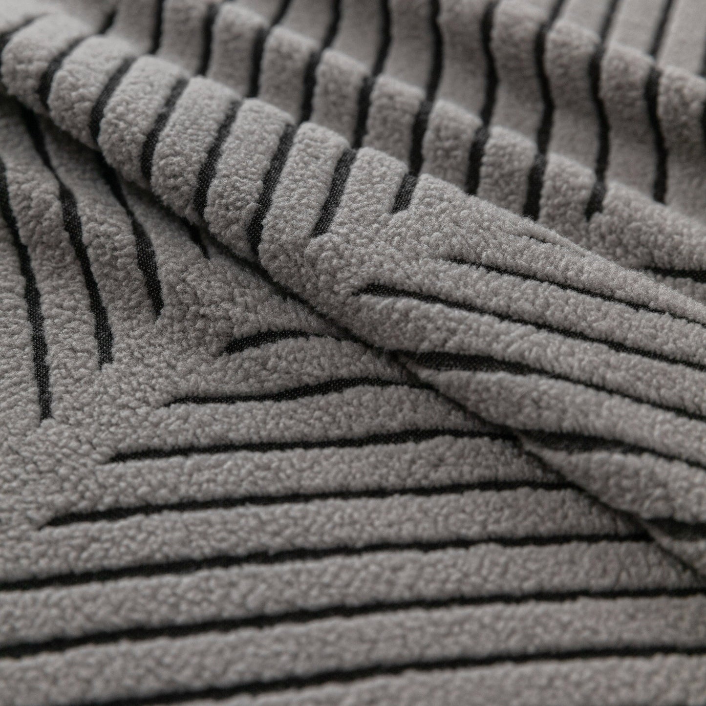 High Stretch Chevron Sofa Cover, Soft Washable Textured Jacquard Slipcover for Couch