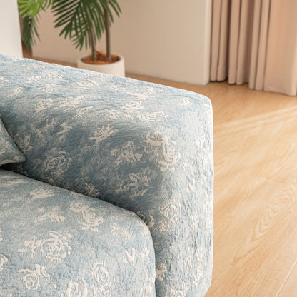 High Stretch Thick 3D Spacer Sofa Cover, Air-Layer Jacquard Cushioned Couch Slipcover