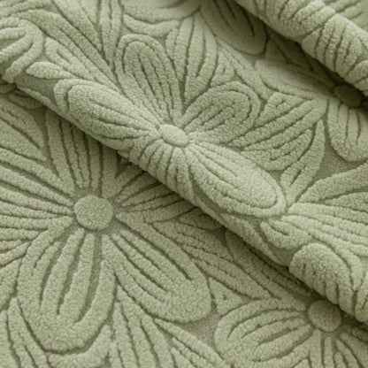 High Elastic Floral Couch Slipcover, Jacquard Stretch Non-Slip Furniture Protector