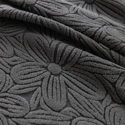 High Elastic Floral Couch Slipcover, Jacquard Stretch Non-Slip Furniture Protector