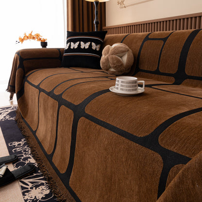 Modern Geometric Sofa Cover Decorative Couch Throw Blanket Furniture Protector