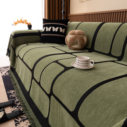 Modern Geometric Sofa Cover Decorative Couch Throw Blanket Furniture Protector