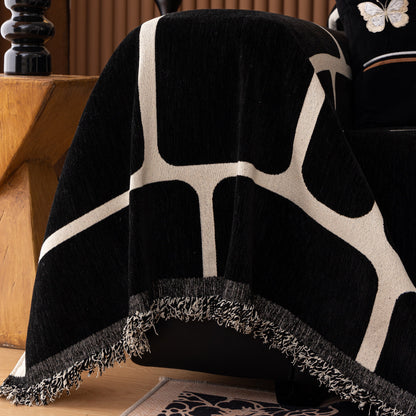 Modern Geometric Sofa Cover Decorative Couch Throw Blanket Furniture Protector
