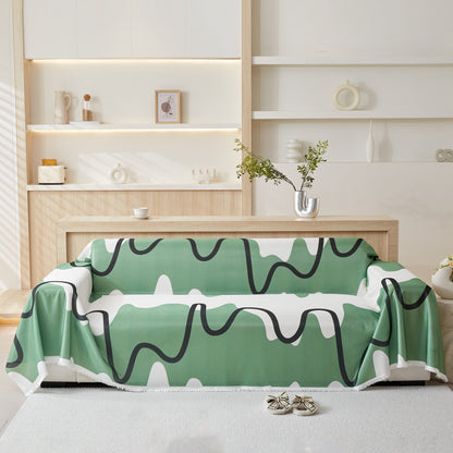 Lightweight Washed Soft Breathable Throw Blanket Perfect for Summer, Great Blanket Layer for Couch