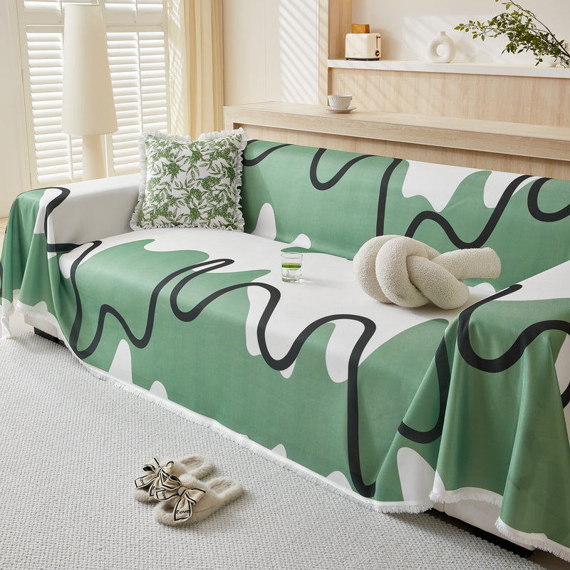 Lightweight Washed Soft Breathable Throw Blanket Perfect for Summer, Great Blanket Layer for Couch