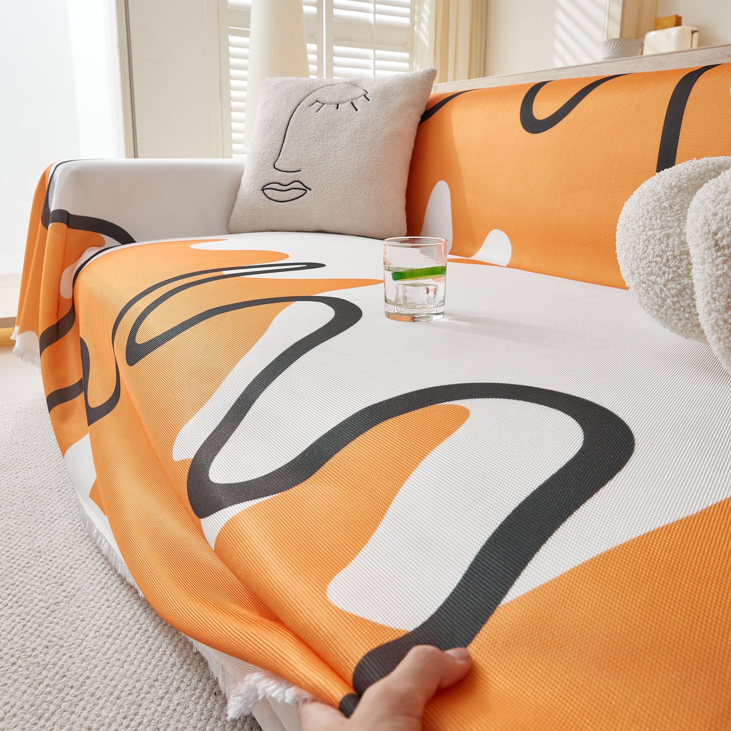 Lightweight Washed Soft Breathable Throw Blanket Perfect for Summer, Great Blanket Layer for Couch