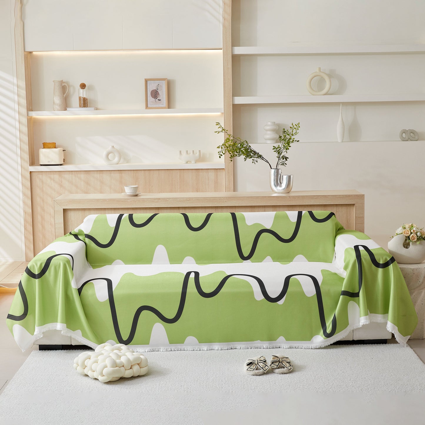Lightweight Washed Soft Breathable Throw Blanket Perfect for Summer, Great Blanket Layer for Couch