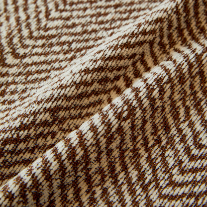 Reversible Herringbone Sofa Cover, 2-in-1 Classic British Throw Blanket for Couch