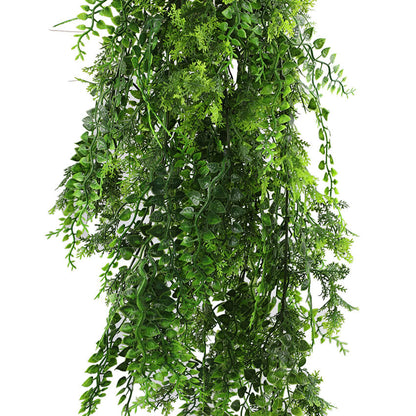 Dense Tropical Fern Artificial Hanging Plant 30in – UV Resistant