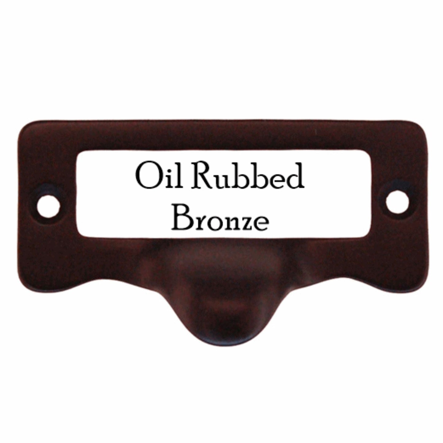 Solid Brass Card Holder w/ Pull