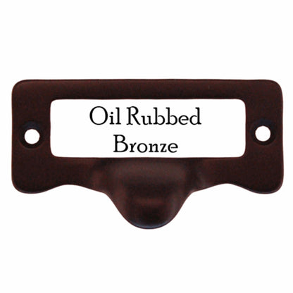 Solid Brass Card Holder w/ Pull