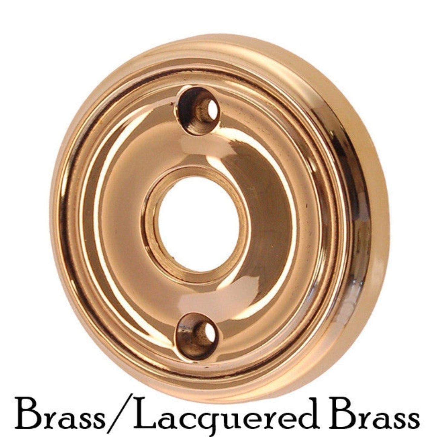 Doorknob Rosette with Beveled Detailing