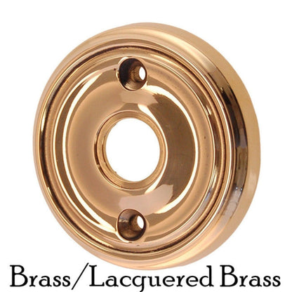 Doorknob Rosette with Beveled Detailing