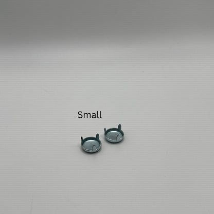 Furniture Glides, 3 Prong, Steel