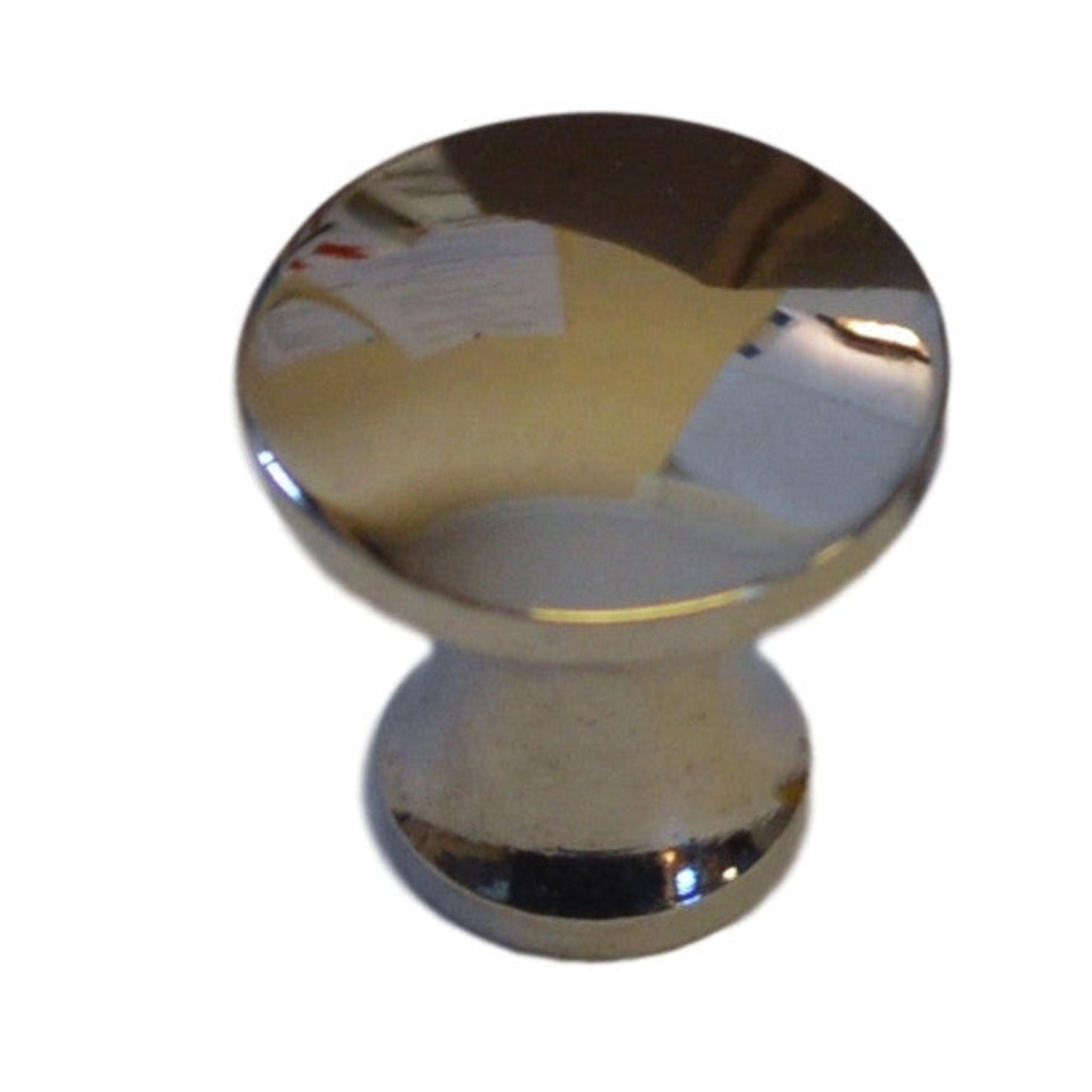 Small Lawyers Bookcase Knob - Brass or Nickel