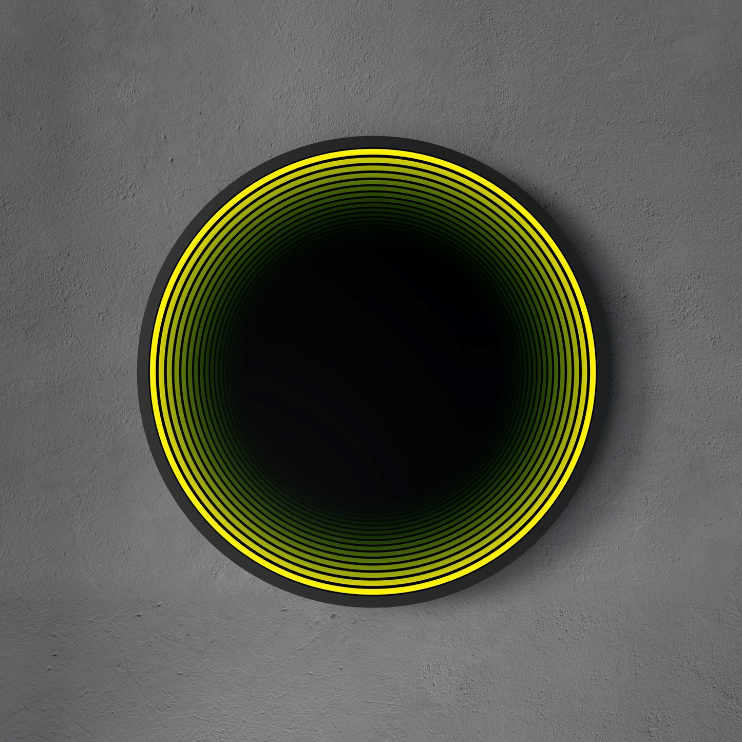 3D Circle Mirror Light