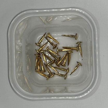 Antique Trunk Tacks - Authentic Brass & Steel for Perfect Vintage Restoration