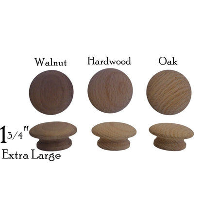 Wood Knob, Round