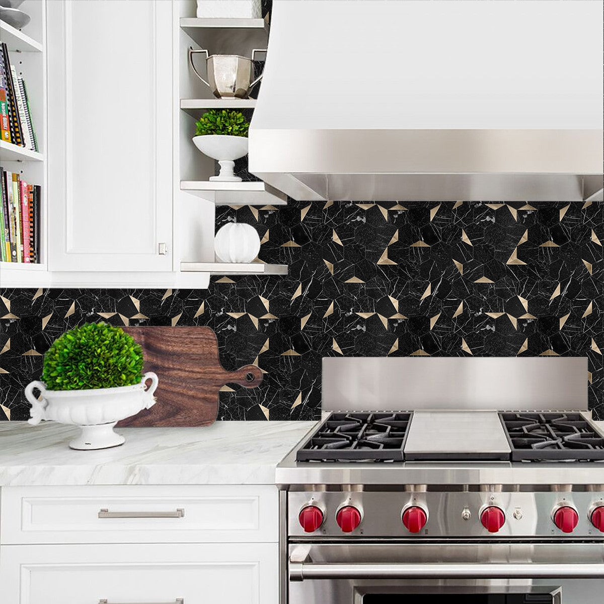 Hexagon Stick Wall Tiles