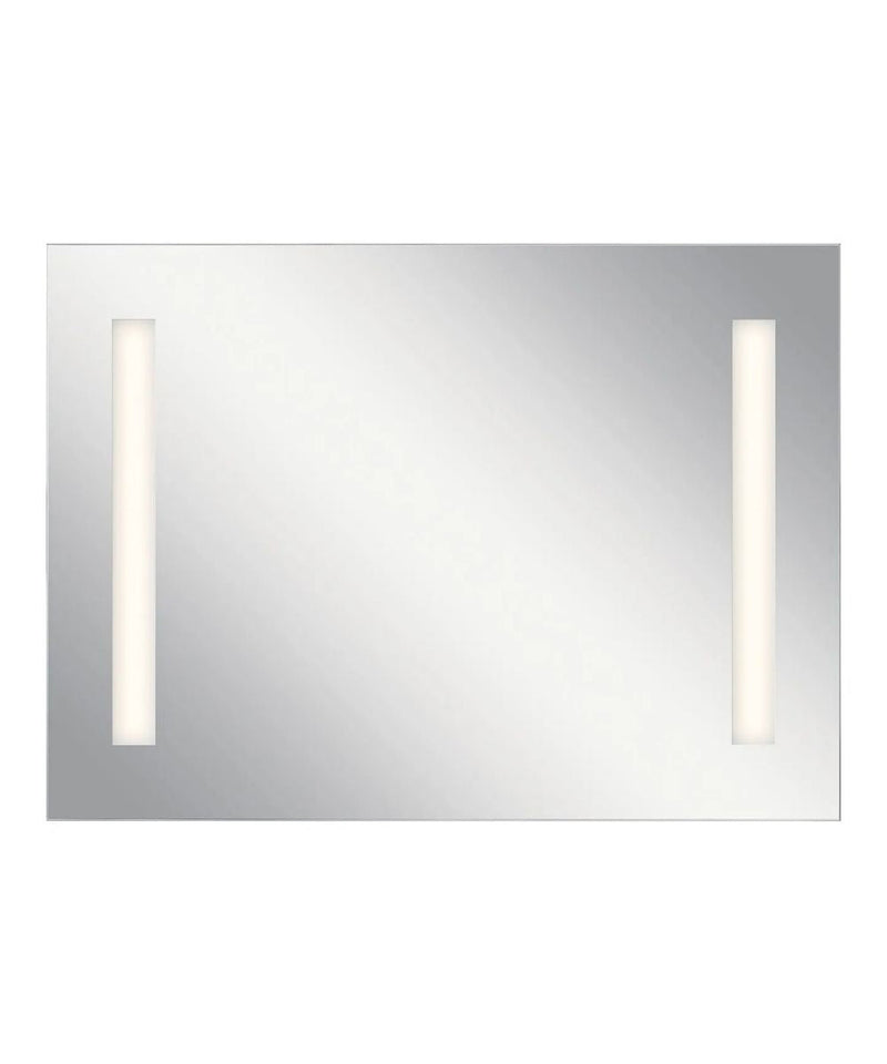 36"W x 26"H 4-Light Integrated LED Backlit Mirror with Bluetooth Soundbar