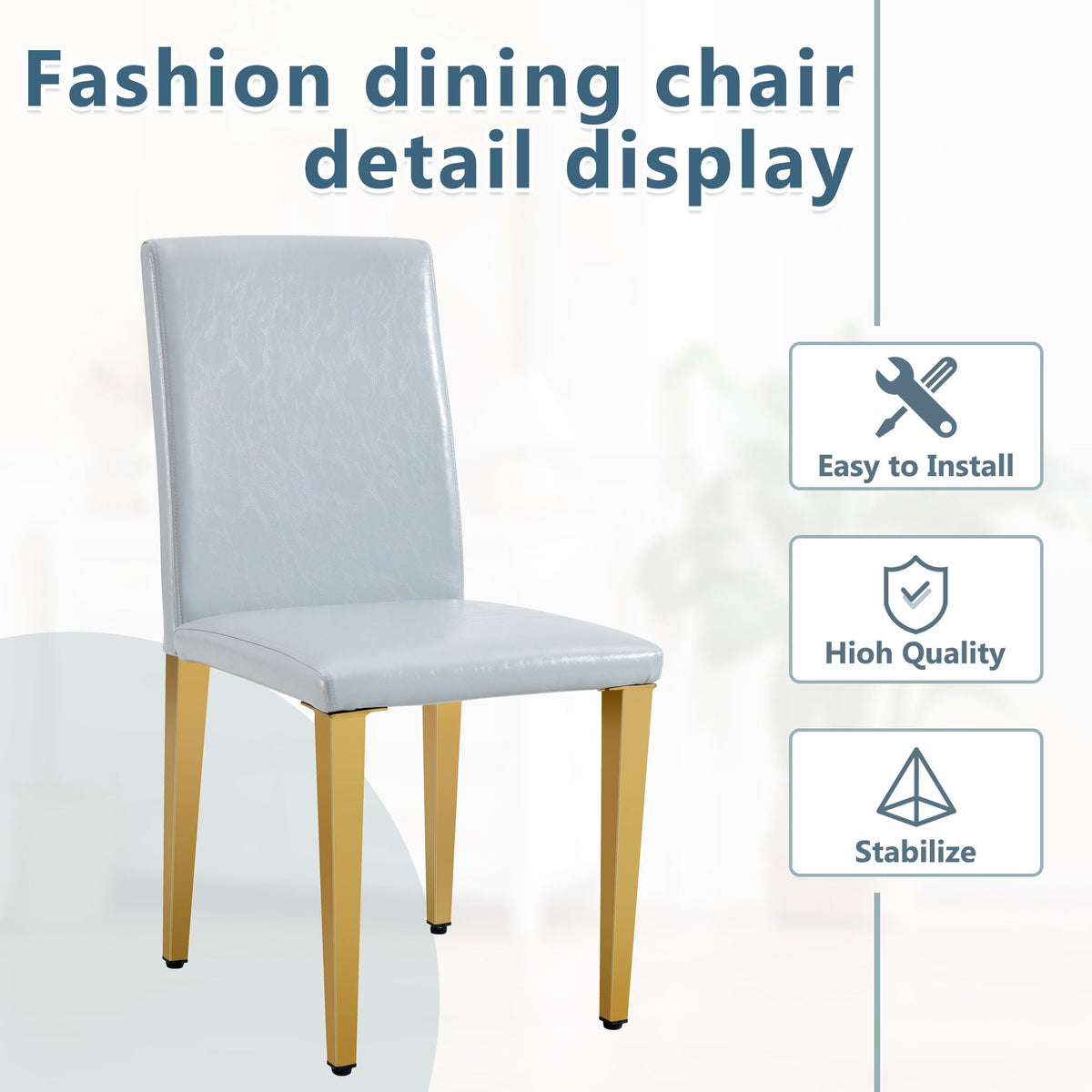 Modern Dining Chairs With Metal Legs